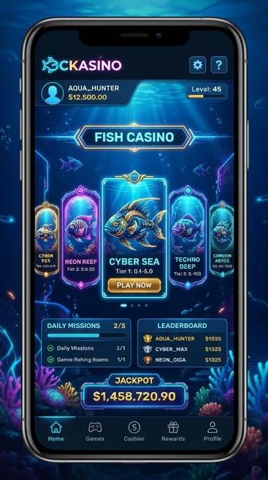 Layar utama bckasino — antarmuka bersih setelah instalasi